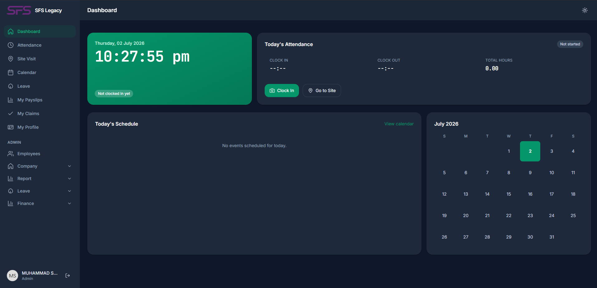 FinTech Dashboard
